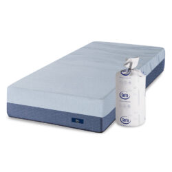 Colchon Box Express 0.80 Serta de Resortes Pocket 1 Plaza 80x190