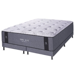 Sommier y Colchon Lexington Gris 1.60x2.00 King Koil de Espuma 2 Plazas y media 160x200