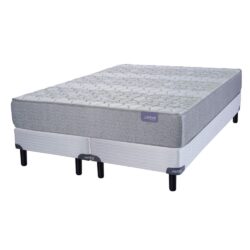 Sommier y Colchon L. Dorada Premium 1.60x0.26x2.00 Inducol de Espuma 2 Plazas y media 160x200