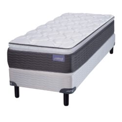 Sommier y Colchon Pocket Extra Comf 0.80 Inducol de Resortes 1 Plaza 80x190