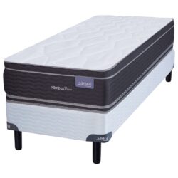 Sommier y Colchon Nimbus Visco 0.90x0.27 Inducol de Espuma 1 Plaza y media 90x190