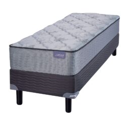 Sommier y Colchon Onix 1.00 Inducol de Resortes 1 Plaza y media 100x190