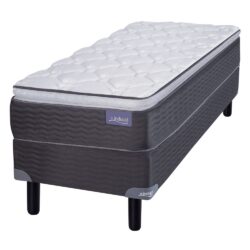 Sommier y Colchon Pocket Extra Comf 0.90 Inducol de Resortes 1 Plaza y media 90x190