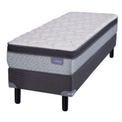 Sommier y Colchon Pocket Firm 0.90x190 Inducol de Resortes 1 Plaza y media 90x190