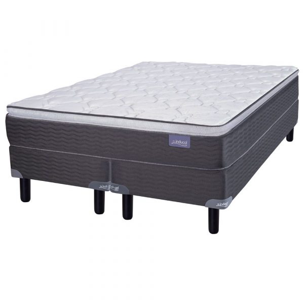Sommier y Colchon Pocket Extra Comf 2.00x2.00 Inducol de Resortes King Size 200x2000