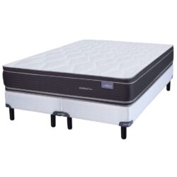Sommier y Colchon Nimbus Visco 1.80x0.27x2.00 Inducol de Espuma Queen Size 180x200