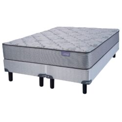 Sommier y Colchon Onix 1.60x2.00 Inducol de Resortes 2 Plazas y media 160x200