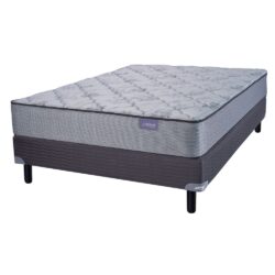 Sommier y Colchon Onix 1.40 Inducol de Resortes 2 Plazas 140x190