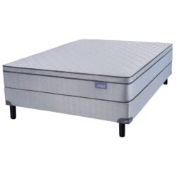 Sommier y Colchon Pravia 1.40 Inducol de Resortes 2 Plazas 140x190