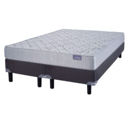 Sommier y Colchon L. Dorada 1.60x0.24x2.00 Inducol de Espuma 2 Plazas y media 160x200