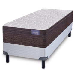 Sommier y Colchon Aural 1.00x0.29x2.00 Inducol de Espuma 1 Plaza y media 100x200