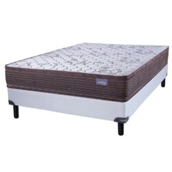 Sommier y Colchon Aural 1.40x0.29 Inducol de Espuma 2 Plazas 140x190