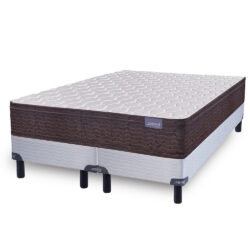 Sommier y Colchon Aural 1.60x0.29x2.00 Inducol de Espuma 2 Plazas y media 160x200