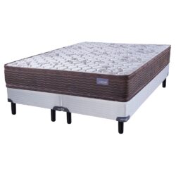 Sommier y Colchon Aural 1.60x0.29x2.00 Inducol de Espuma 2 Plazas y media 160x200