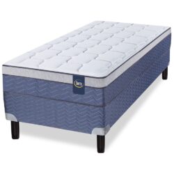Sommier y Colchon Florida Pocket Firm Super Pillow 0.80 Serta de Resortes Pocket 1 Plaza 80x190
