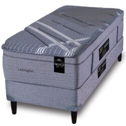 Sommier y Colchon Lexington Gris 0.80 King Koil de Espuma 1 Plaza 80x190