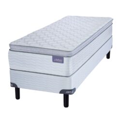 Sommier y Colchon April PT 0.80 Inducol de Resortes 1 Plaza 80x190