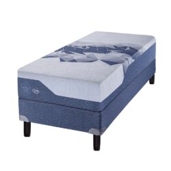 Sommier y Colchon Luisiana Plush 0.80x190 Serta de Resortes Pocket 1 Plaza 80x190