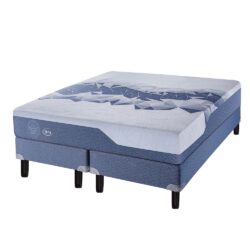Sommier y Colchon Luisiana Plush 160x200 Serta de Resortes Pocket 2 Plazas y media 160x200