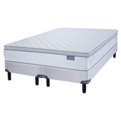 Sommier y Colchon April PT 1.60x2.00 Inducol de Resortes 2 Plazas y media 160x200