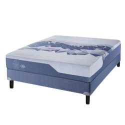 Sommier y Colchon Luisiana Plush 130x190 Serta de Resortes Pocket 2 Plazas 130x190