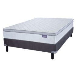 Sommier y Colchon April PT 1.40 Inducol de Resortes 2 Plazas 140x190