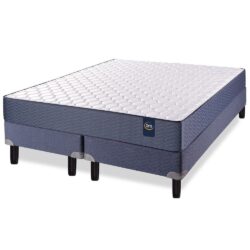 Sommier y Colchon Missouri 1.60x0.24x2.00 Serta de Resortes Pocket 2 Plazas y media 160x200