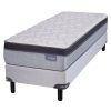 Sommier y Colchon Pocket Firm 1.00x2.00 Inducol de Resortes 1 Plaza 190x200