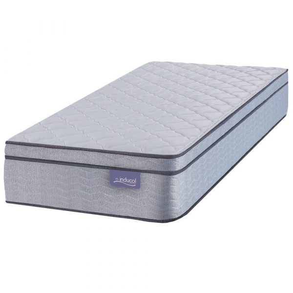 Colchon Pravia 1.00x2.00 Inducol de Resortes 1 Plaza y media 100x200